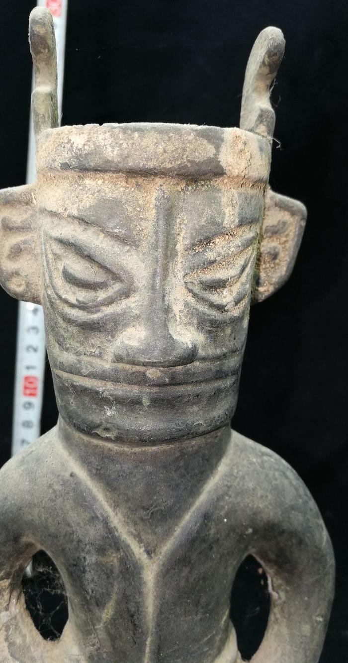 古代狮脸人面像