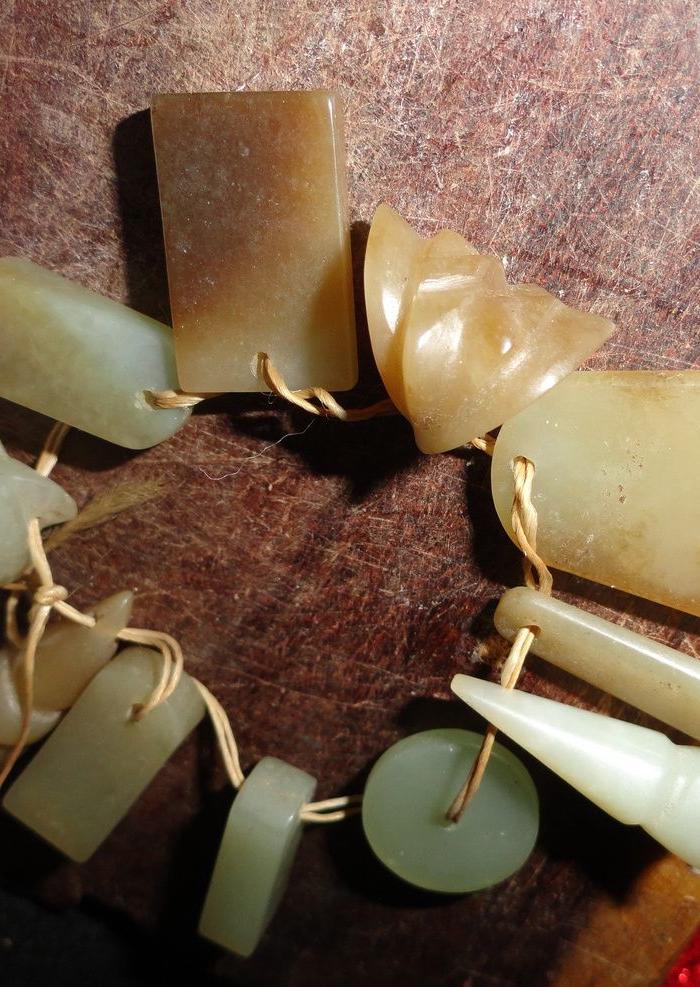 古衣玉片 11片 .