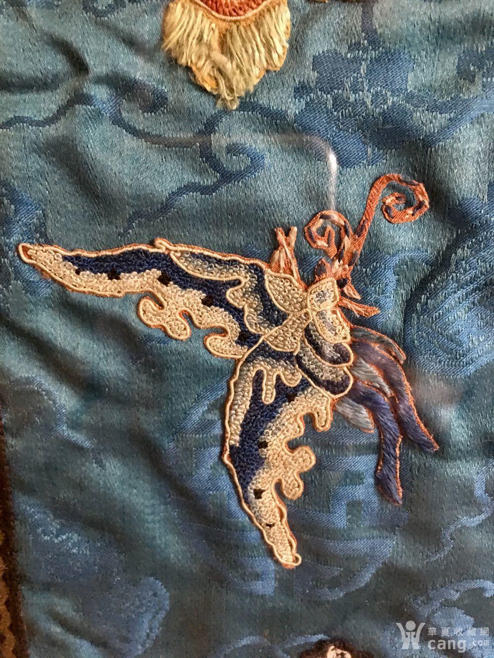 印第安河回流 清代老打籽绣,织绵巨大绣品