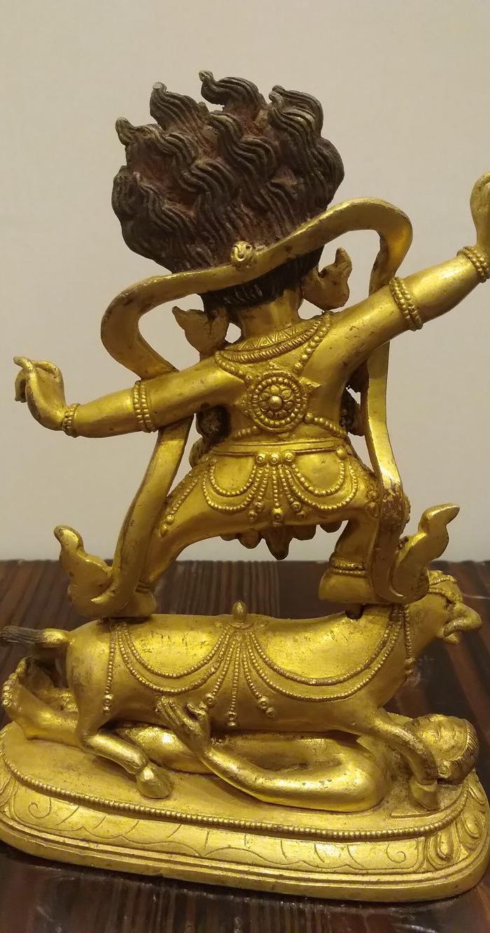铜鎏金地狱主
