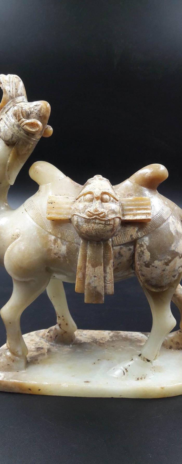 和田玉骆驼_华夏古玩城_华夏收藏网