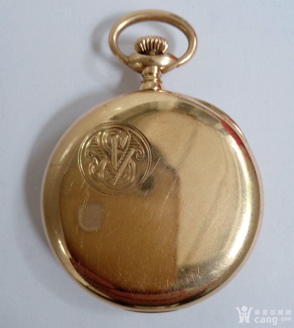 agassiz 阿加西14k金怀表