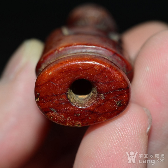 古玉老玉高古和田玉红玉红沁通天孔翁仲人