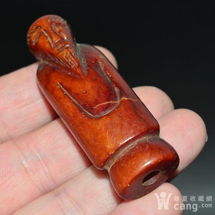 古玉老玉高古和田玉红玉红沁通天孔翁仲人