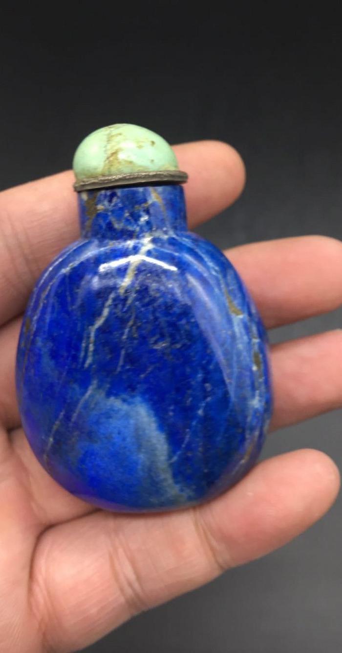 欧洲回流青金石鼻烟壶