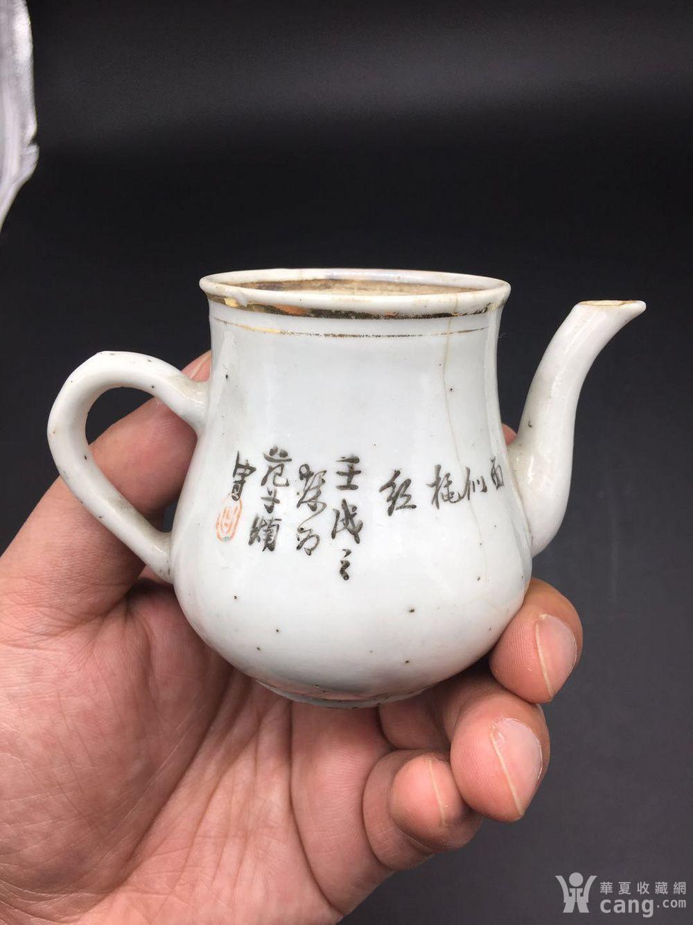 民国名家范子楠款美女壶