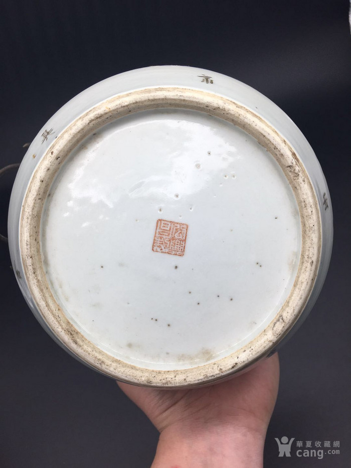 华夏古玩城 瓷器 其它 > 民国名家公兴昌款天女散花罐