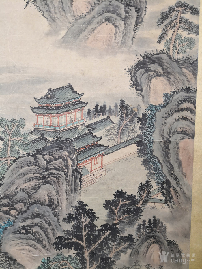 华夏古玩城 字画 古代 > 袁江山水风景画年代:清 款式:条幅 品相:全品