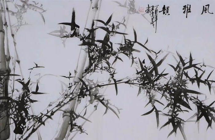 孔庆义 183 四尺墨竹