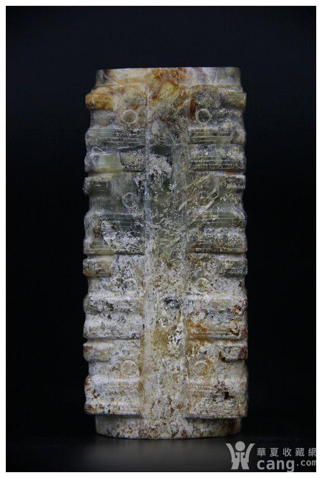 著名收藏家端方旧藏商代玉琮