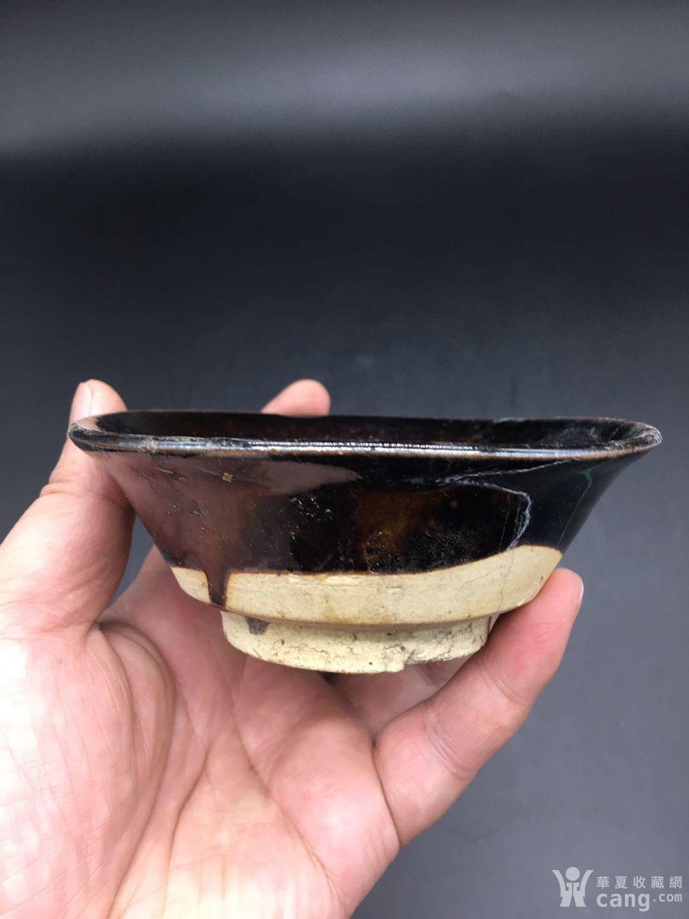 清代黑釉碗