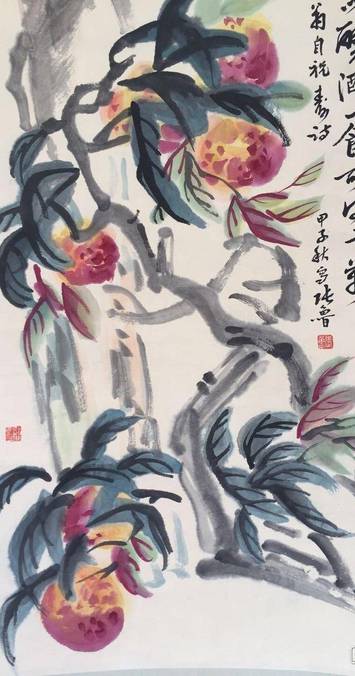 张鲁花鸟画