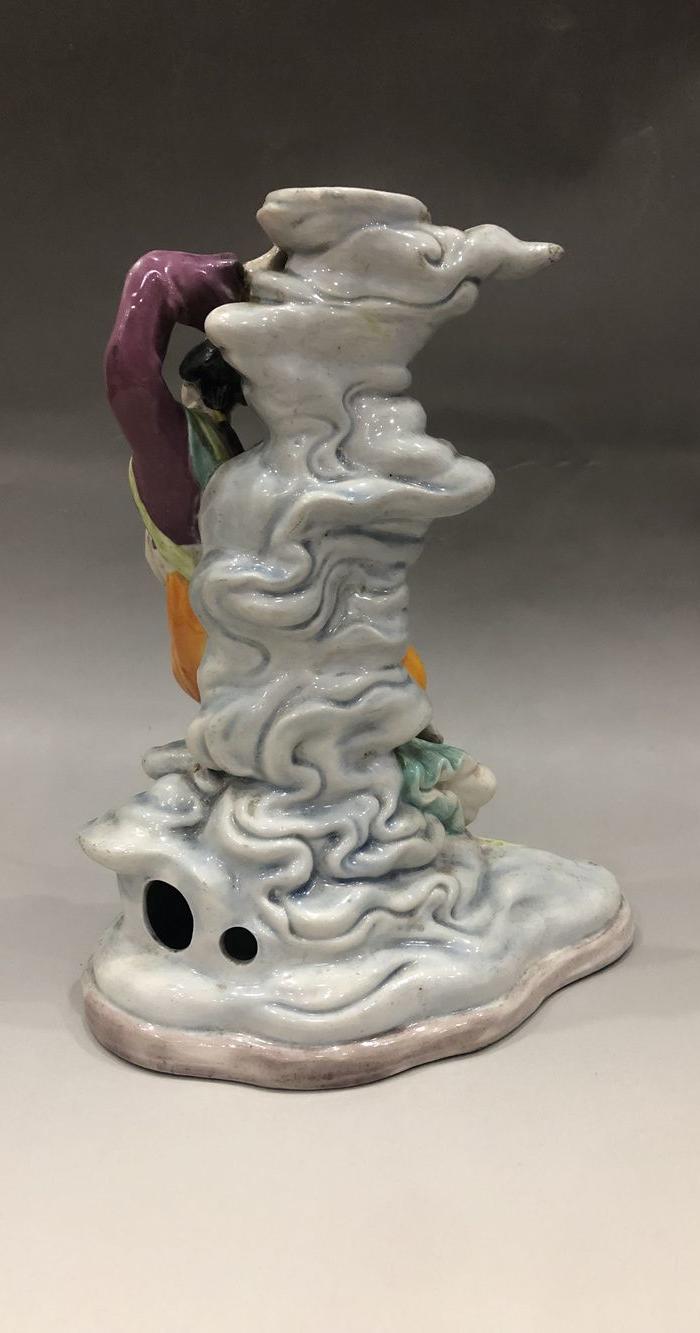 景德镇雕塑瓷厂50年代 嫦娥奔月 台灯