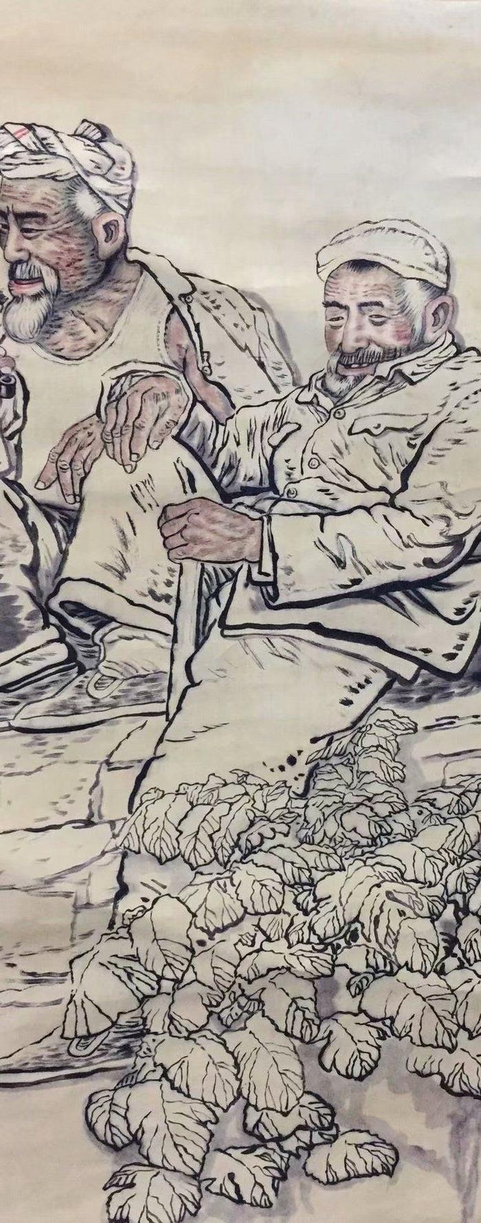 刘文西文革人物画,全品.