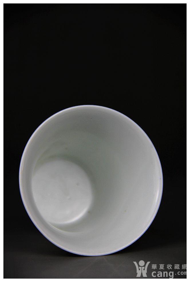 清代光绪俞子明浅绛彩陶瓷马蹄杯