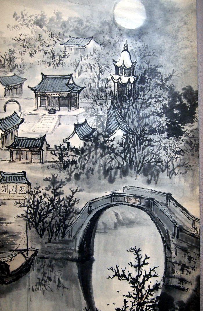 胡振郎 《枫桥夜泊》