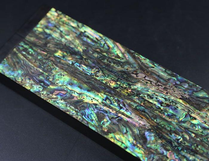 紫檀木雕镶彩贝镇纸文房四宝一对 特价包邮