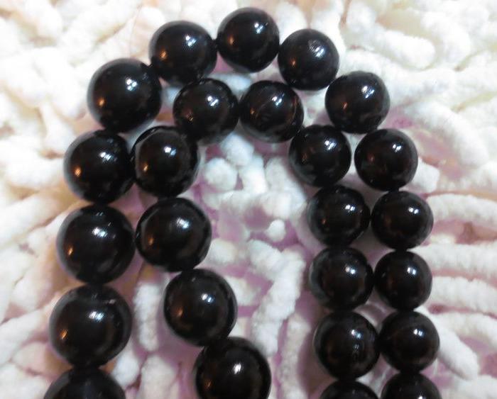 回流老黑珊瑚项链41.6克