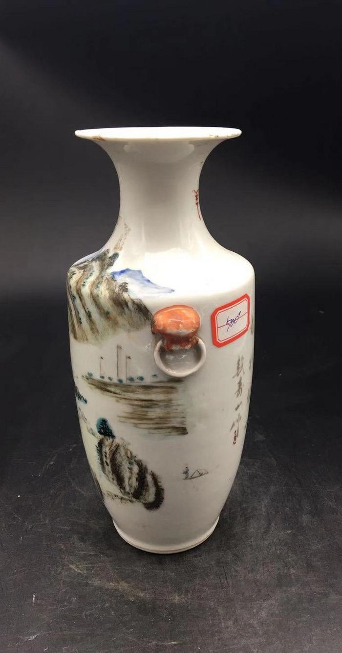 民国戴寿山款瓶