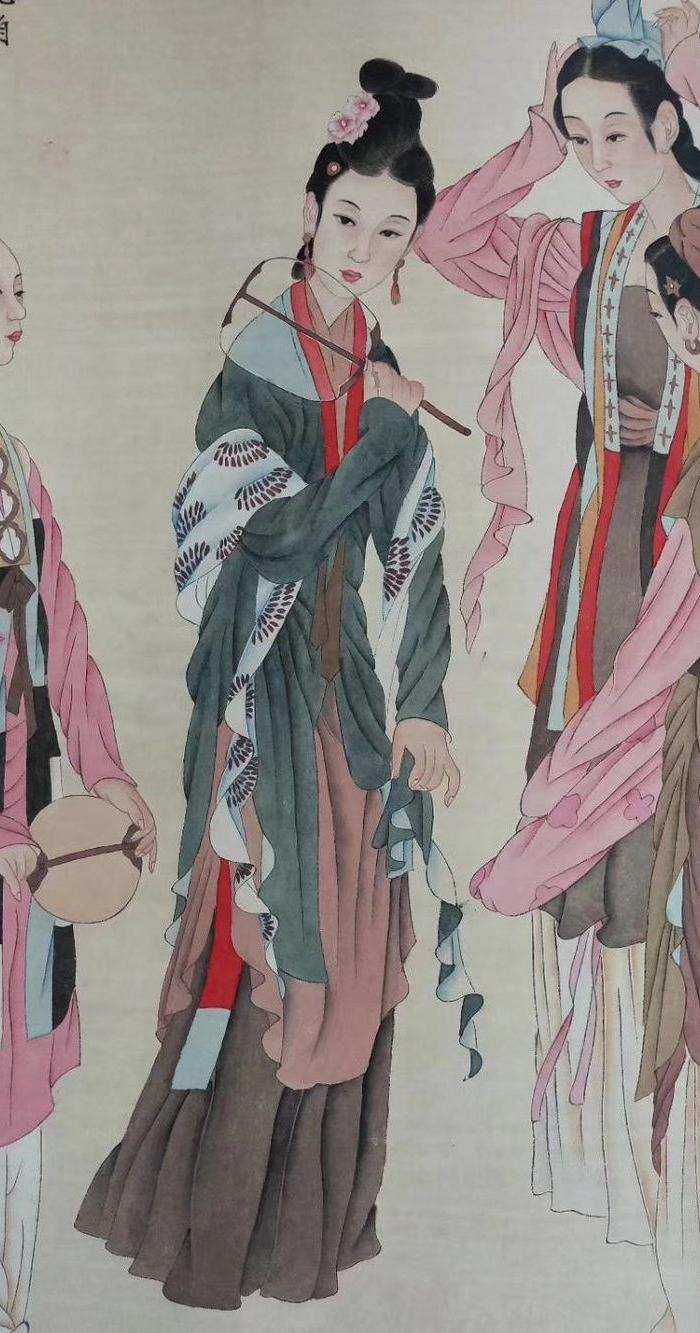 何家英人物画长2米宽82厘米