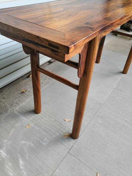 古董书橱老红木家具海南黄花梨条案案子