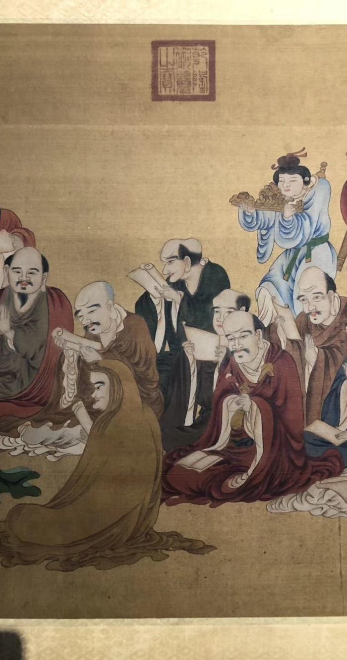 唐画家吴道子 画圣