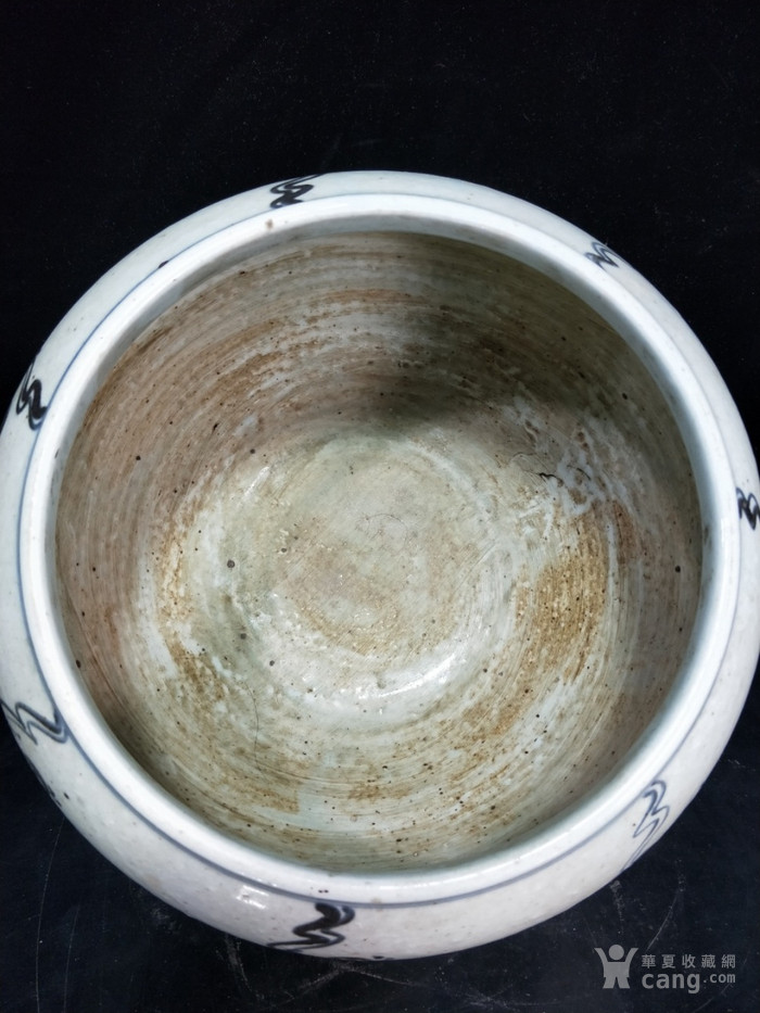 元青花人物故事笔洗