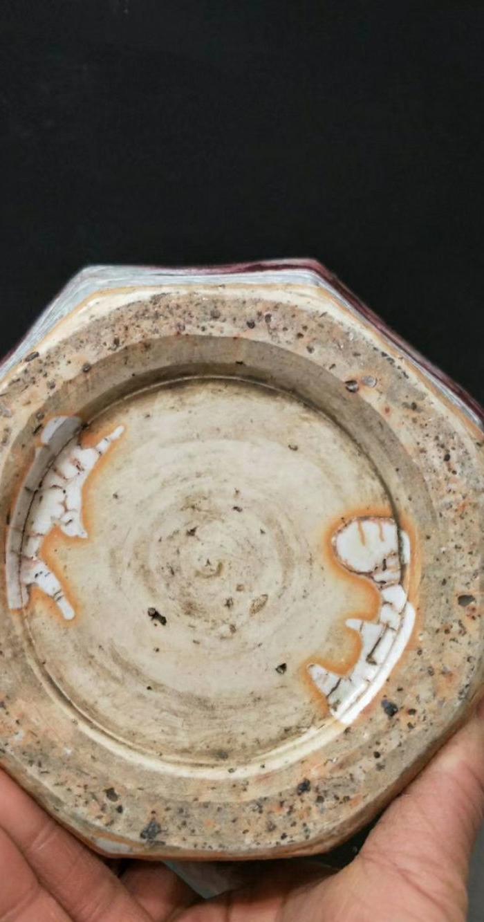 元代釉里红凤纹兽头瓶