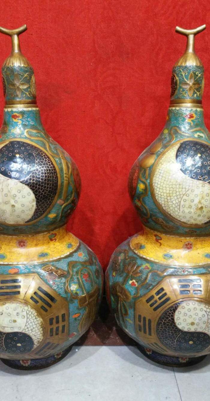 镇宅之宝 八卦葫芦一对