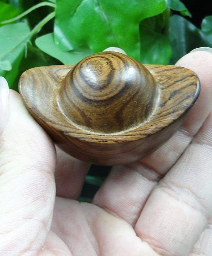 黄花梨元宝手把件一对 特价包邮 送锦袋