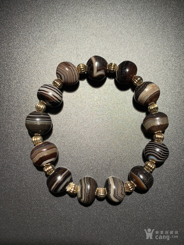 藏区老药师珠老天珠手串 千年老线珠药师珠旁系天珠藏传文玩