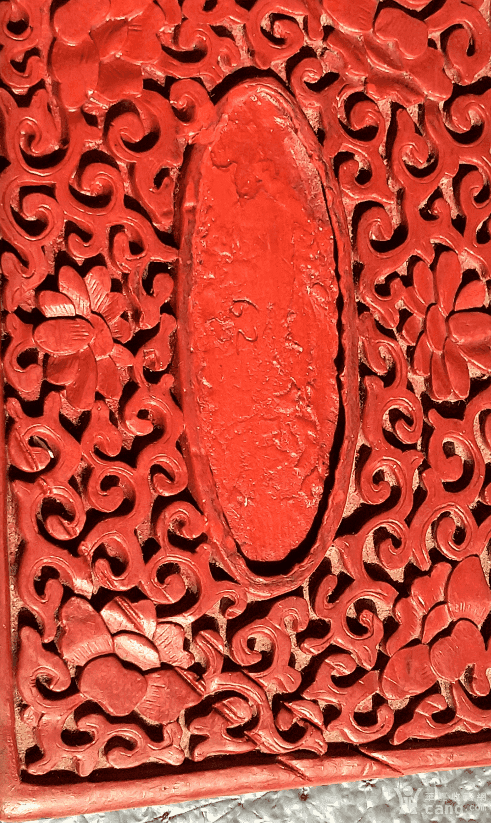 回流缠枝花纹漆器盒,国内邮