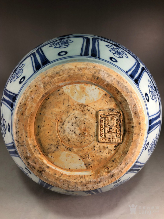 元代博陵第青花鱼藻纹葫芦瓶