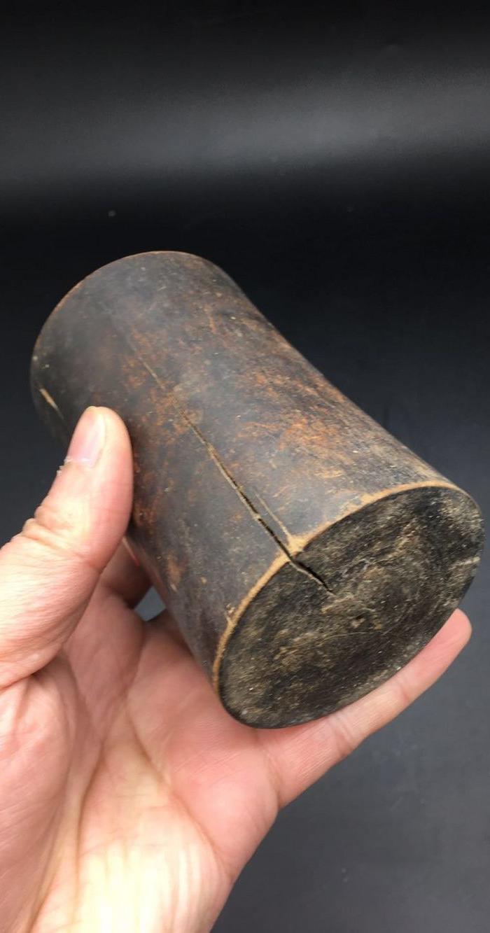 清代老黄杨木笔筒_华夏古玩城_华夏收藏网