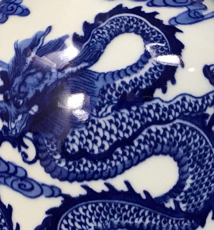 清康熙青花龙纹赏瓶31 12_华夏古玩城_华夏收藏网