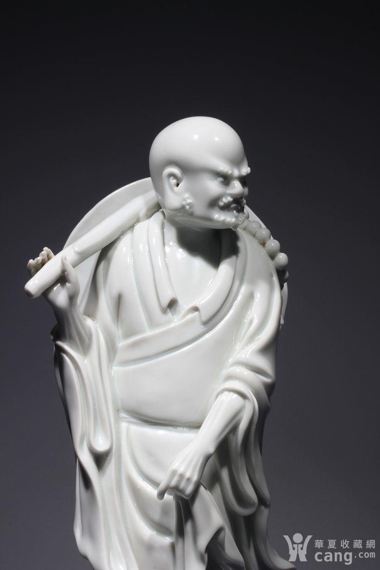 清.德化 博及渔人 达摩立像