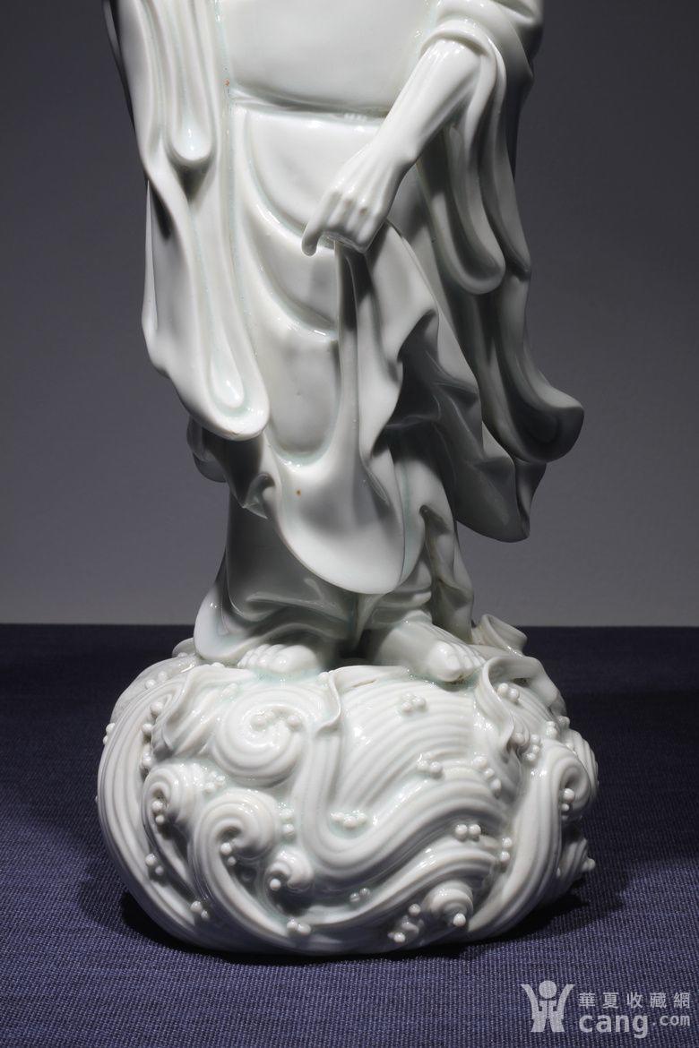 清.德化 博及渔人 达摩立像