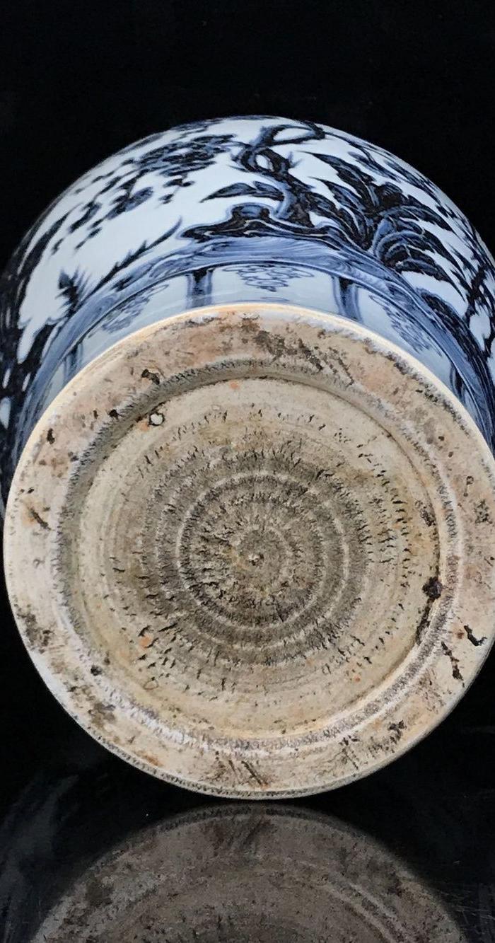 华夏古玩城 瓷器 其它 > 明洪武青花松竹梅纹梅瓶37 23