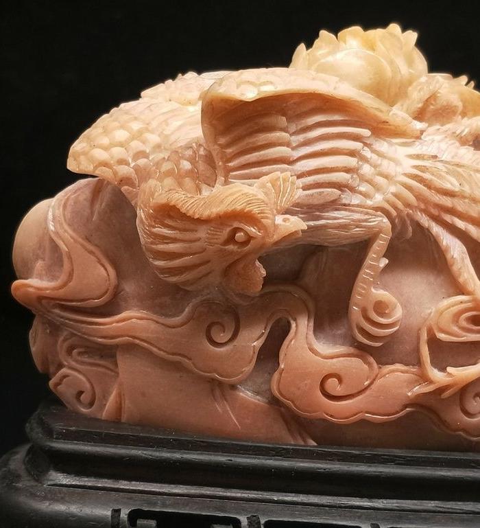 寿山石凤凰小摆件