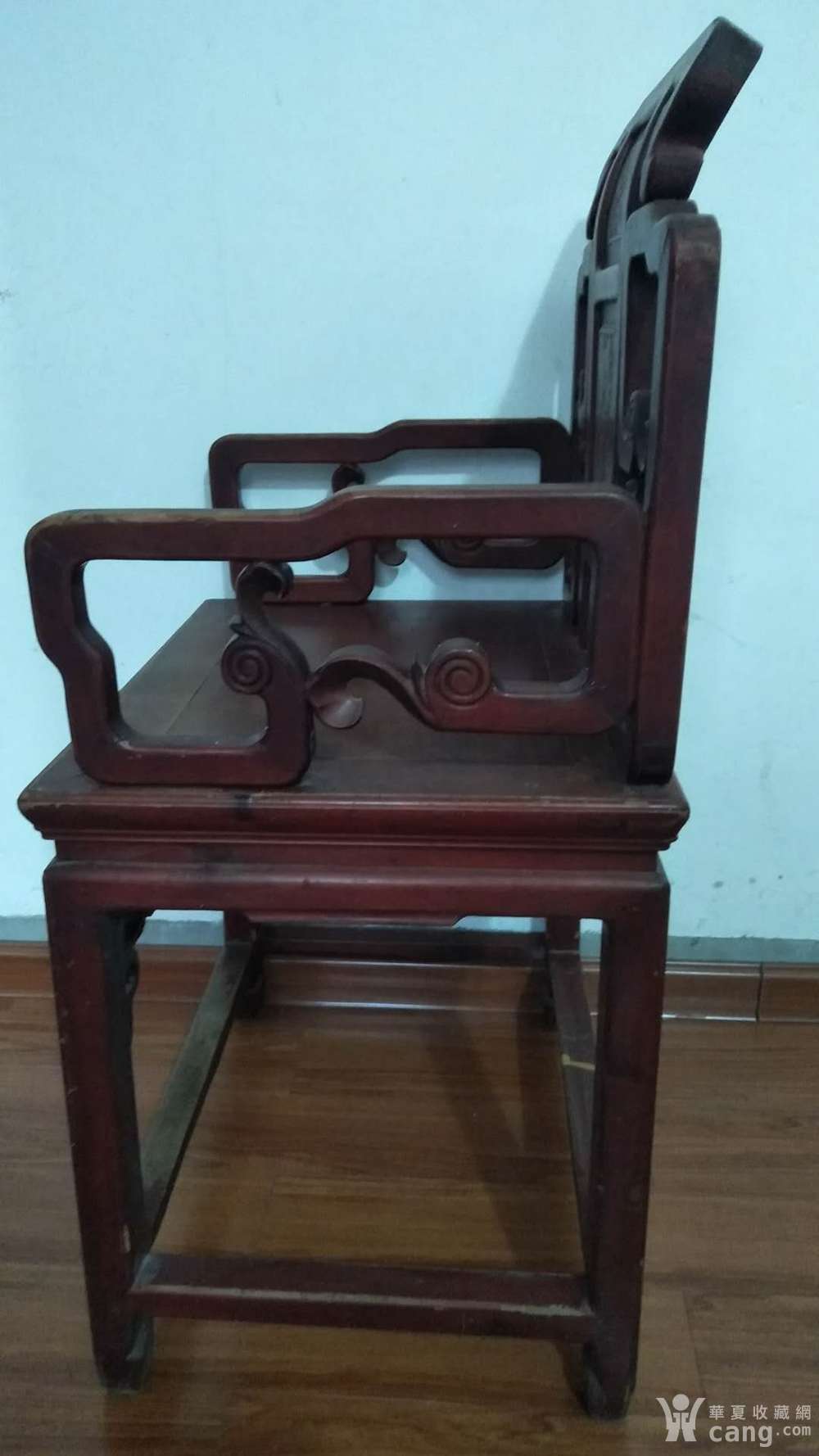 清朝中晚期 太师椅一对