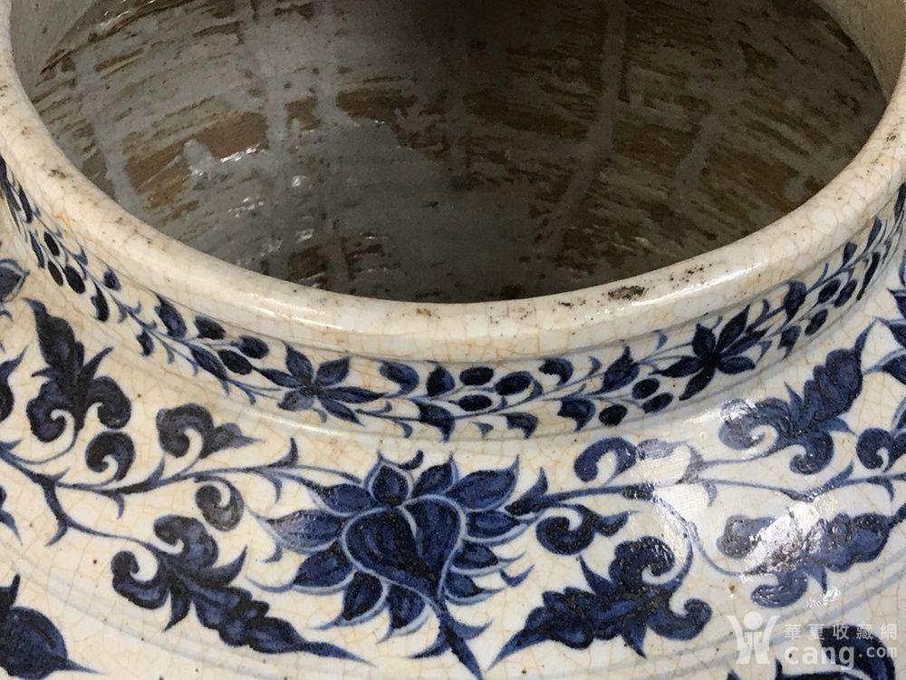 元青花牡丹纹罐27.5 34.