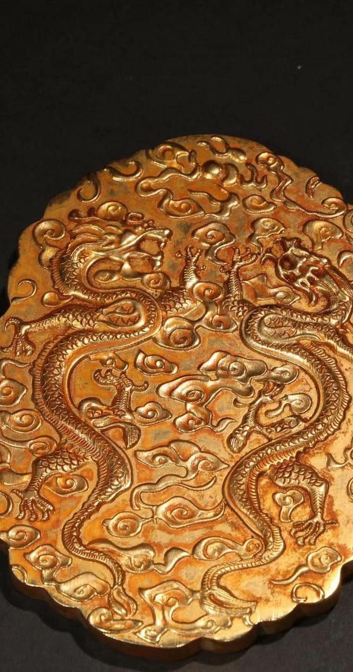 海外回流 铜鎏金尚书令牌一套