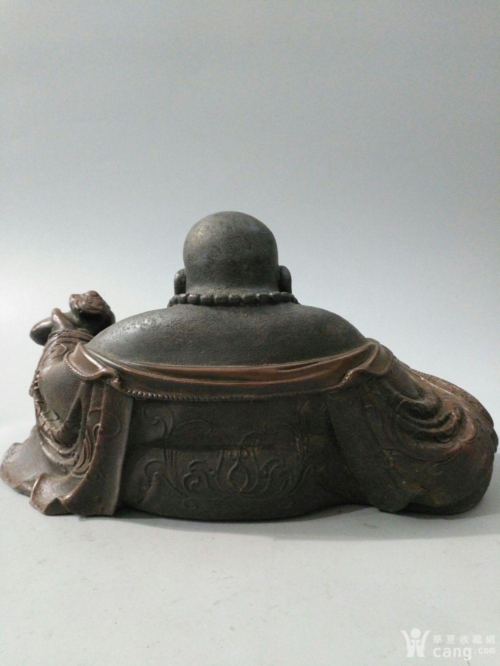 红铜 弥勒佛 一尊