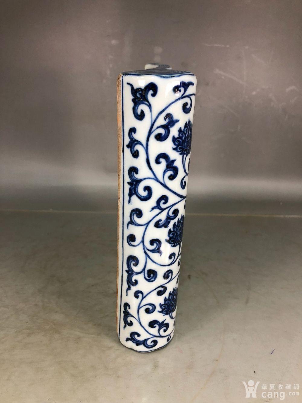 明代青花凤纹书本镇纸