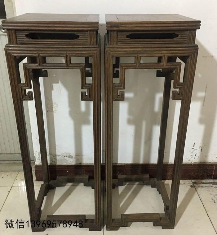 清代海南黄花梨花架