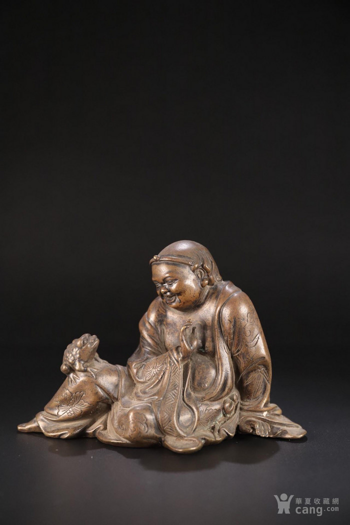 民国: 刘海戏金蟾 铜摆件