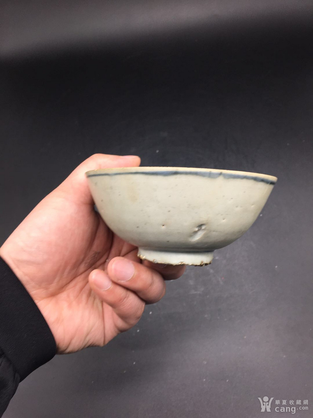 明代堂名款白玉斋碗