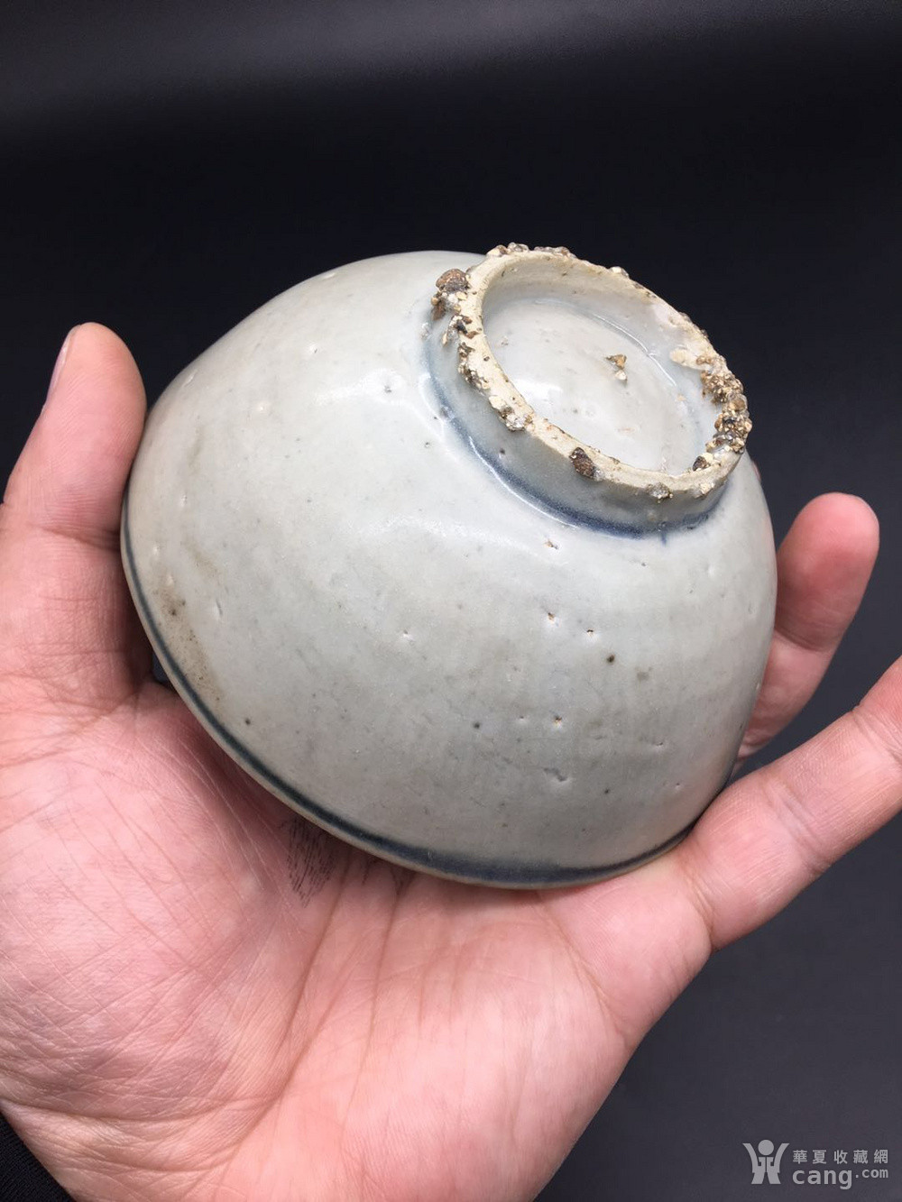 明代堂名款白玉斋碗