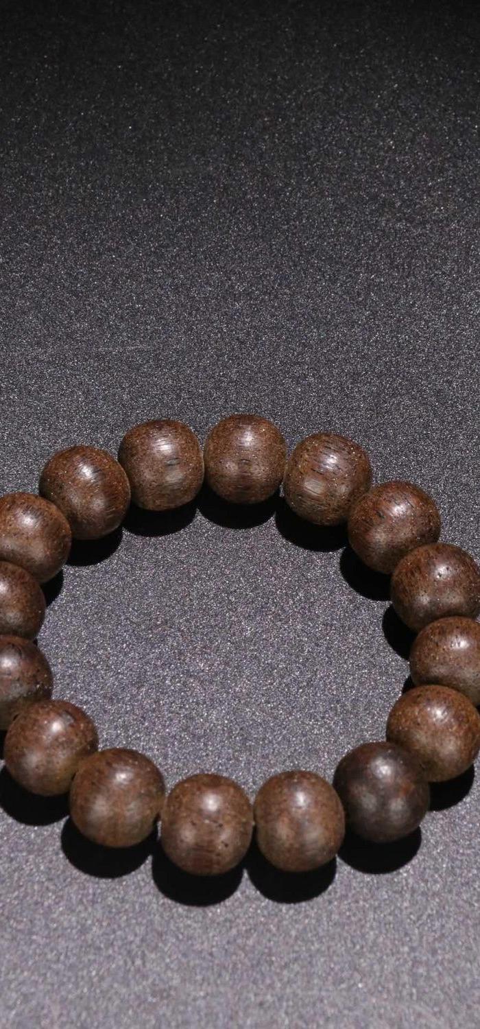 晚清 沉水级老沉香手串